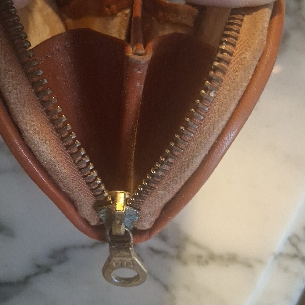 Dooney & Bourke Brown Leather Coin Purse - Picture 11 of 12